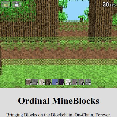 Ordinal MineBlocks - Games | Magic Eden